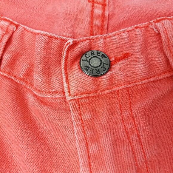 J.Crew Toothpick Jeans Stretch Skinny Coral Pink Casual Spring Size 28 Inseam 27 - Picture 6 of 10